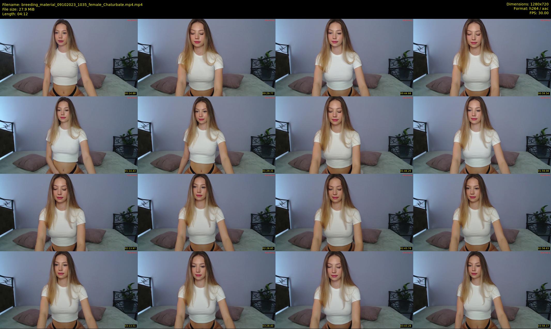breeding_material — 5 minute Chaturbate female cam show recording, 720p, Oct 9, 2023