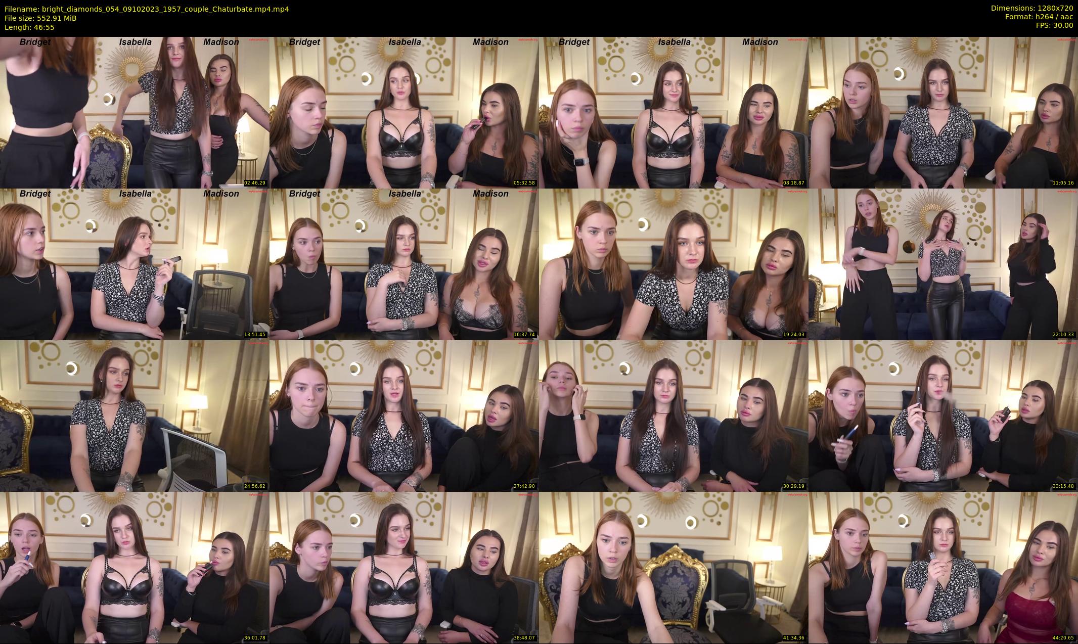 bright_diamonds_054 — 47 minute Chaturbate couple cam show recording, 720p, Oct 9, 2023