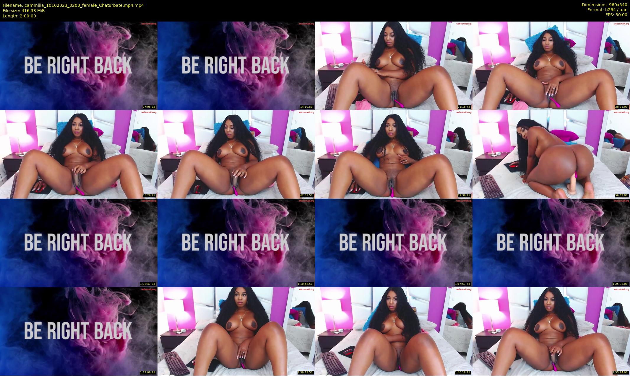 cammiila — 120 minute Chaturbate female cam show recording, 480p, Oct 10, 2023