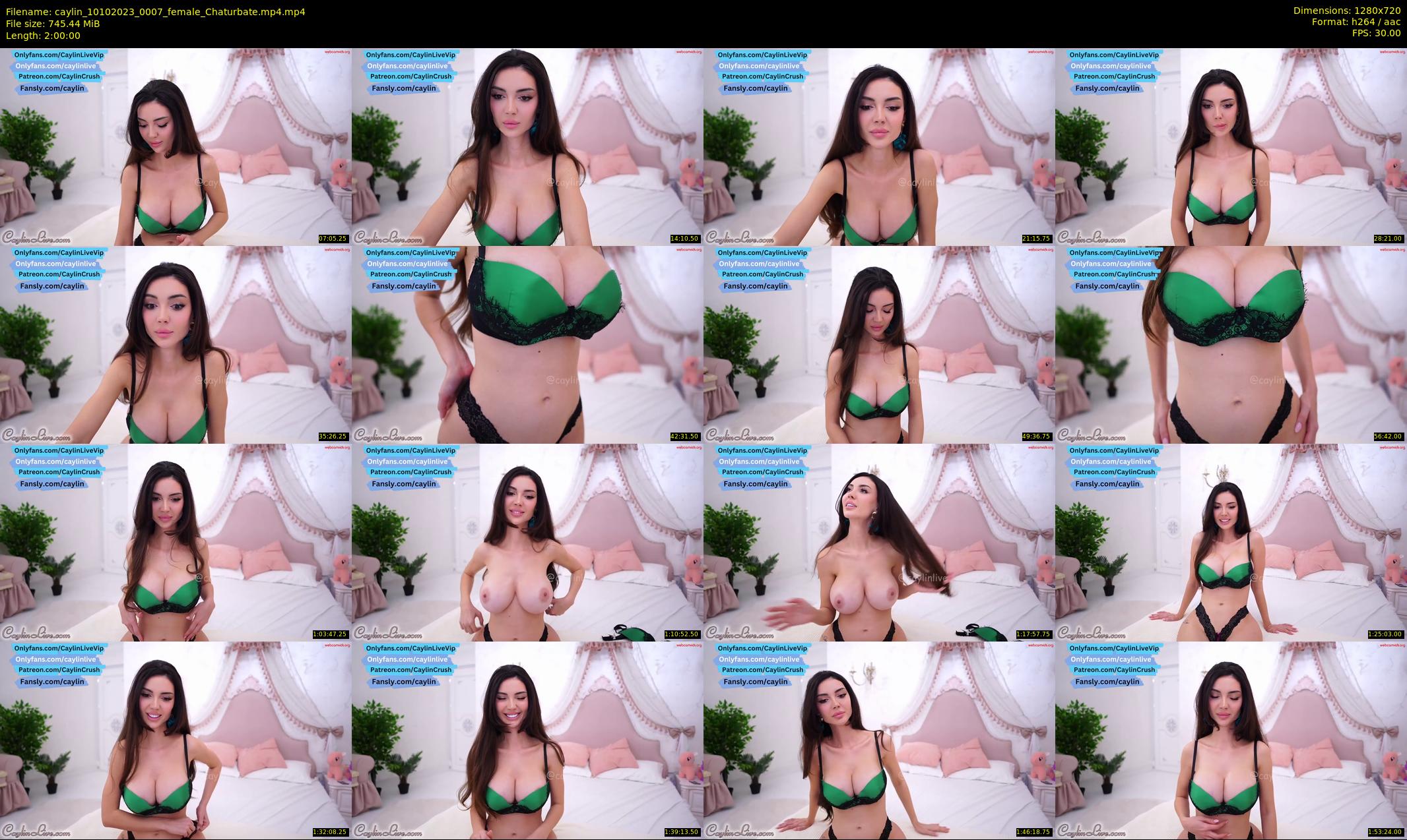 caylin — 120 minute Chaturbate female cam show recording, 720p, Oct 10, 2023