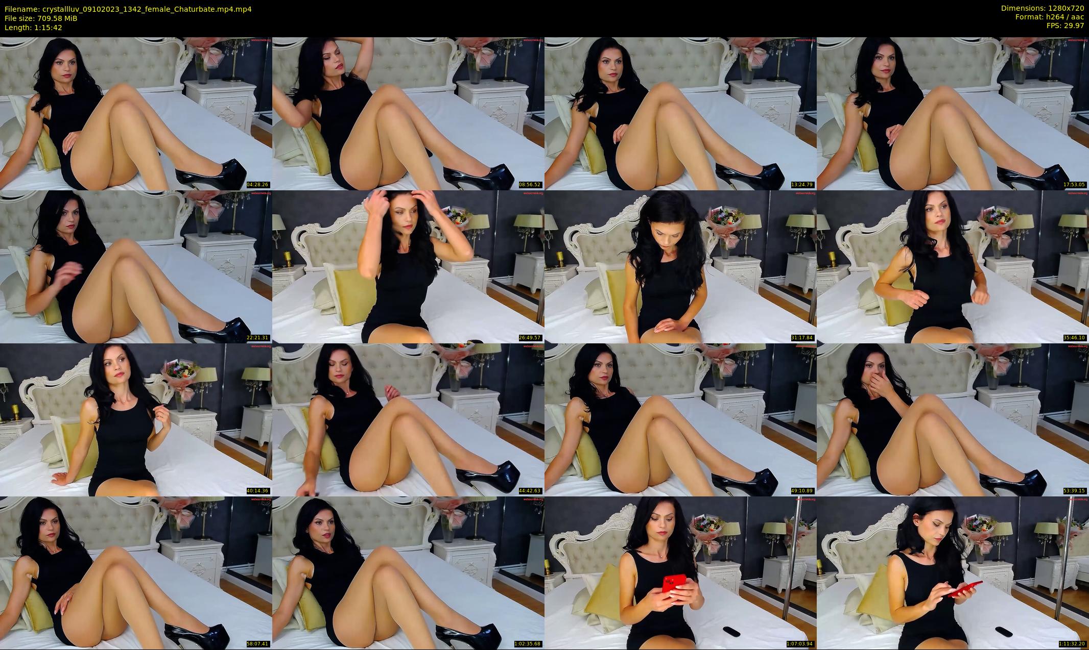 crystallluv — 76 minute Chaturbate female cam show recording, 720p, Oct 9, 2023