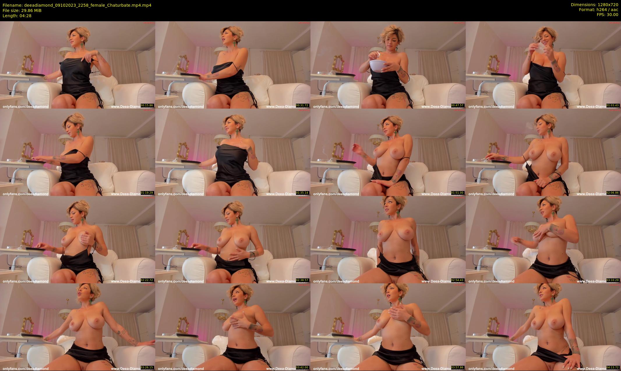 deeadiamond — 5 minute Chaturbate female cam show recording, 720p, Oct 9, 2023