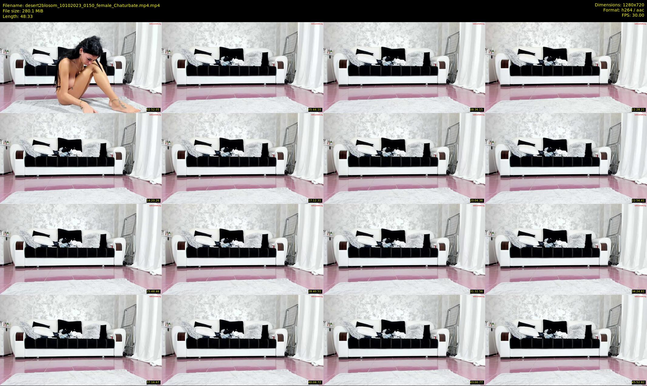 desert2blosom — 49 minute Chaturbate female cam show recording, 720p, Oct 10, 2023
