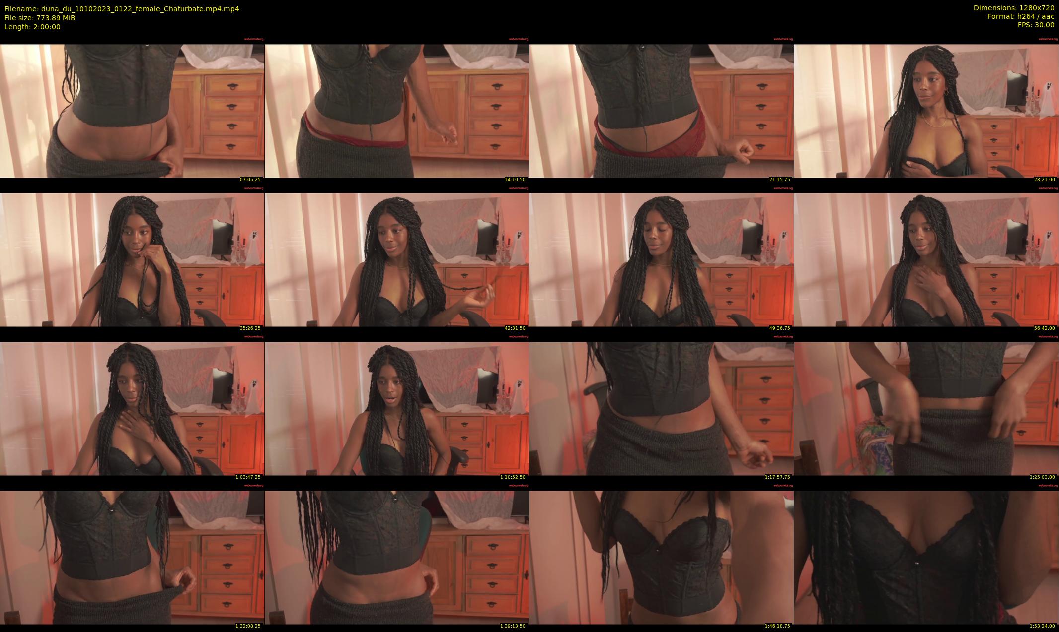 duna_du — 120 minute Chaturbate female cam show recording, 720p, Oct 10, 2023