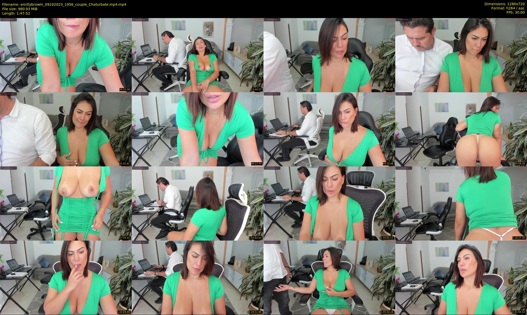 emillybrowm — 108 minute Chaturbate couple cam show recording, 720p, Oct 9, 2023