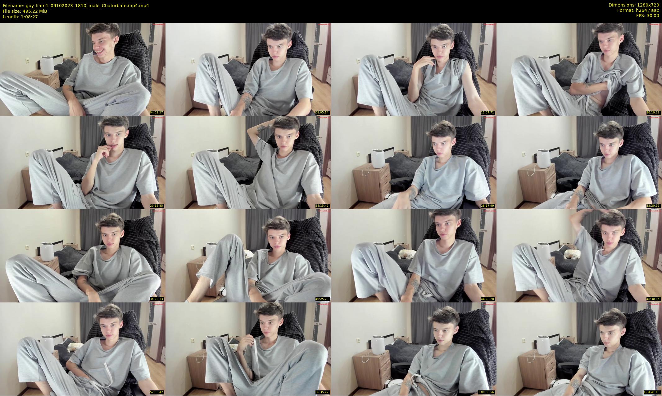 guy_liam1 — 69 minute Chaturbate male cam show recording, 720p, Oct 9, 2023