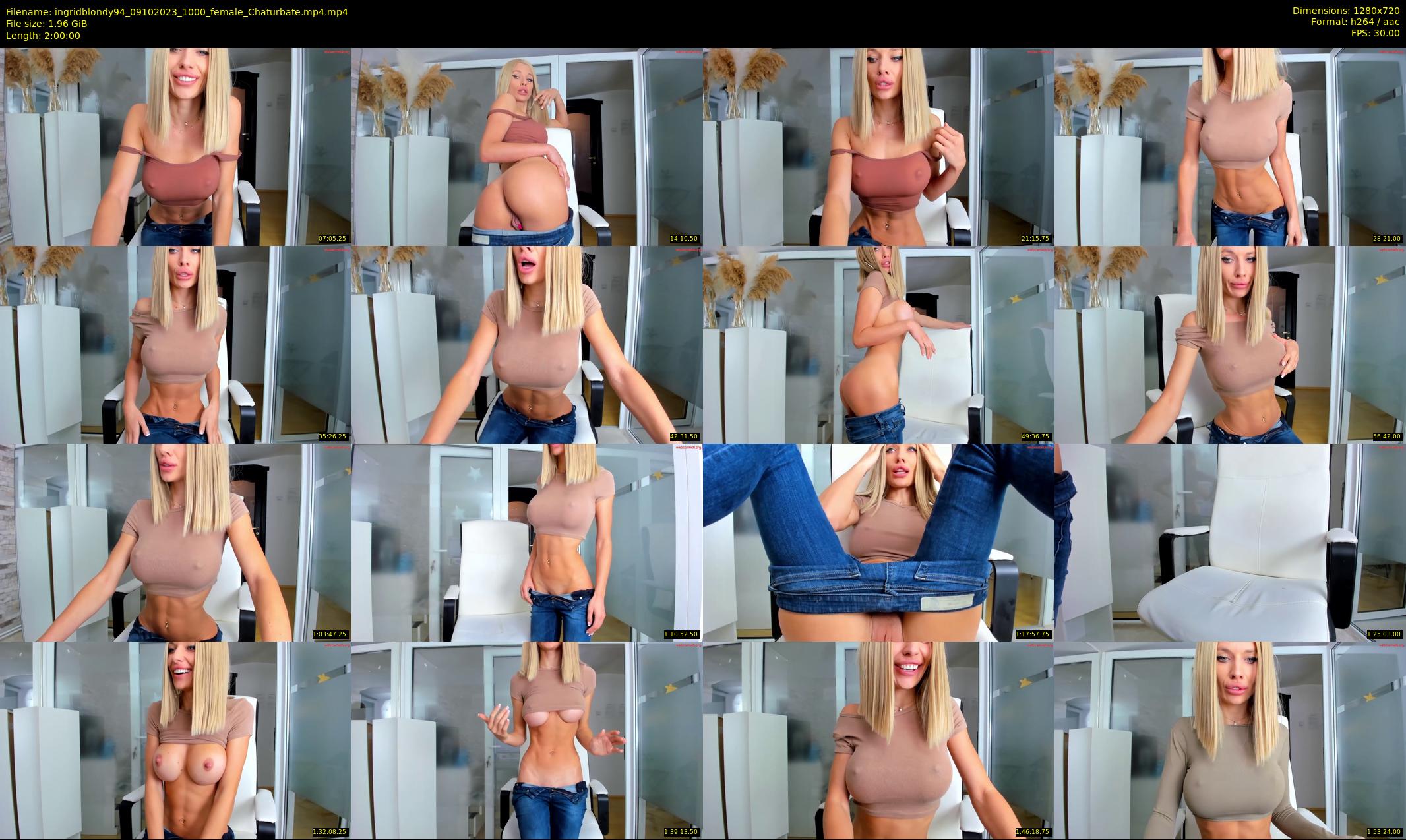 ingridblondy94 — 120 minute Chaturbate female cam show recording, 720p, Oct 9, 2023