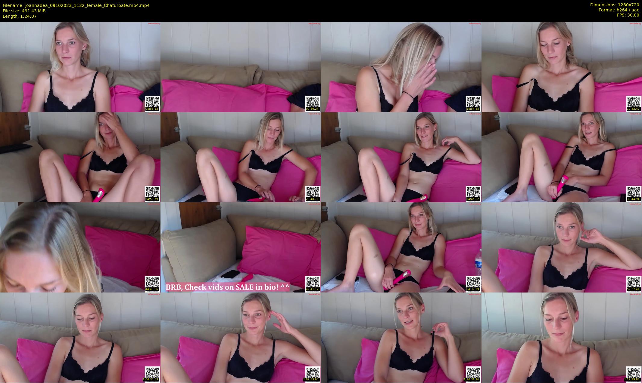 joannadea — 85 minute Chaturbate female cam show recording, 720p, Oct 9, 2023