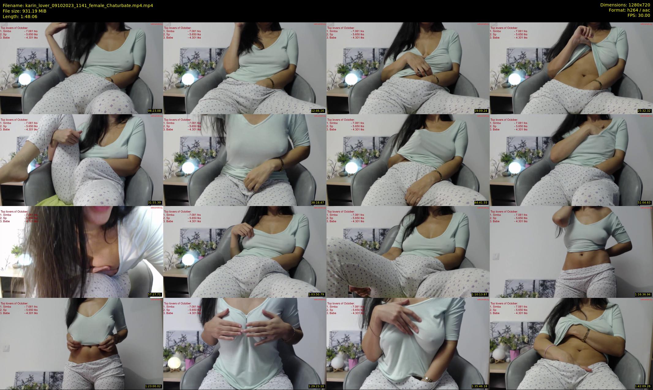 karin_lover — 109 minute Chaturbate female cam show recording, 720p, Oct 9, 2023
