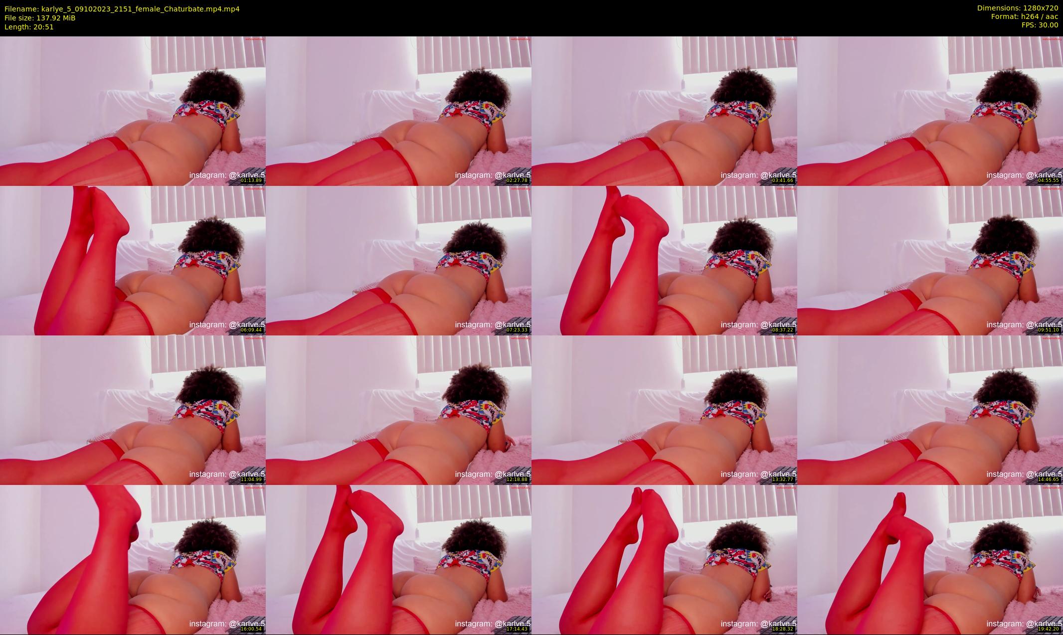 karlye_5 — 21 minute Chaturbate female cam show recording, 720p, Oct 9, 2023