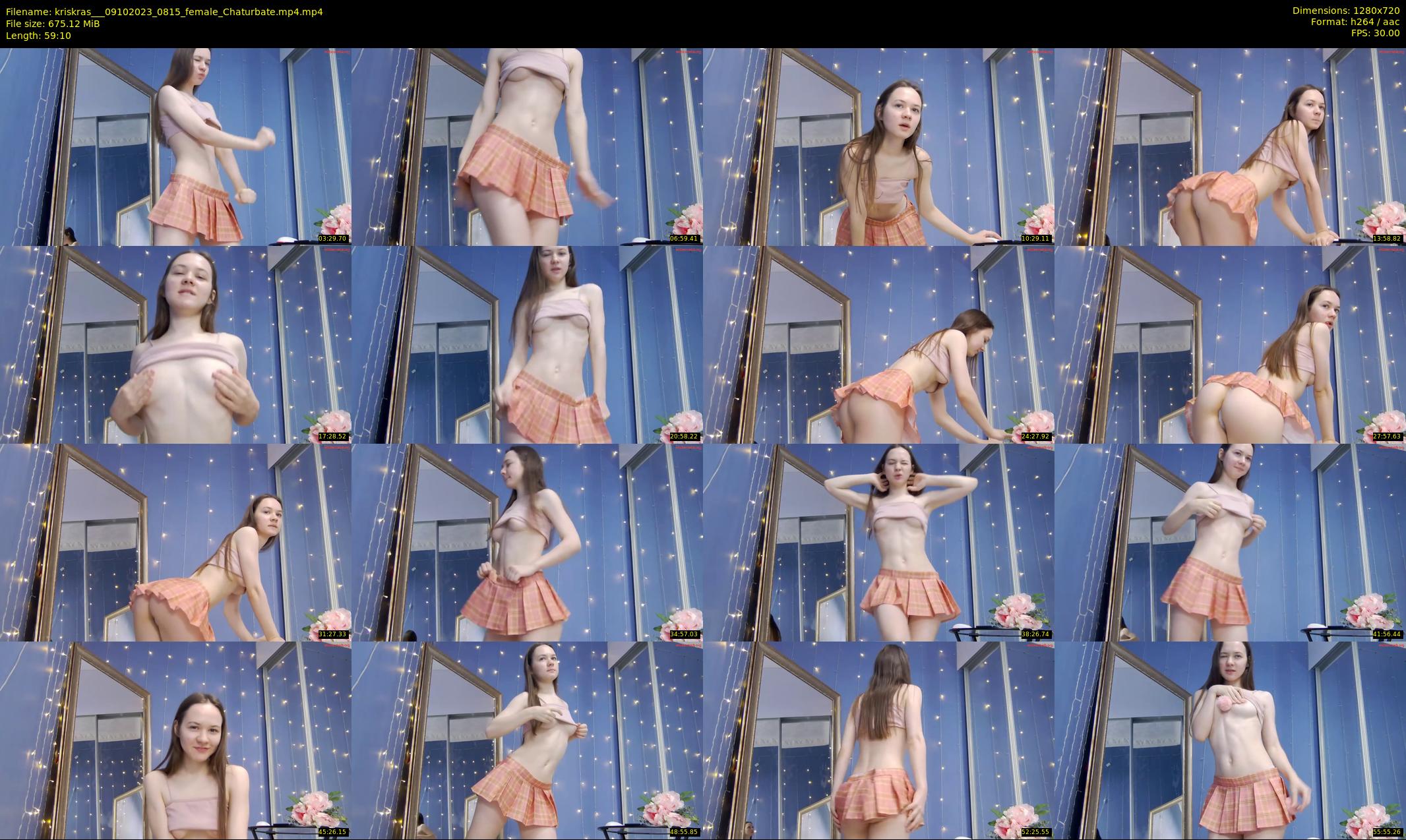 kriskras__ — 60 minute Chaturbate female cam show recording, 720p, Oct 9, 2023