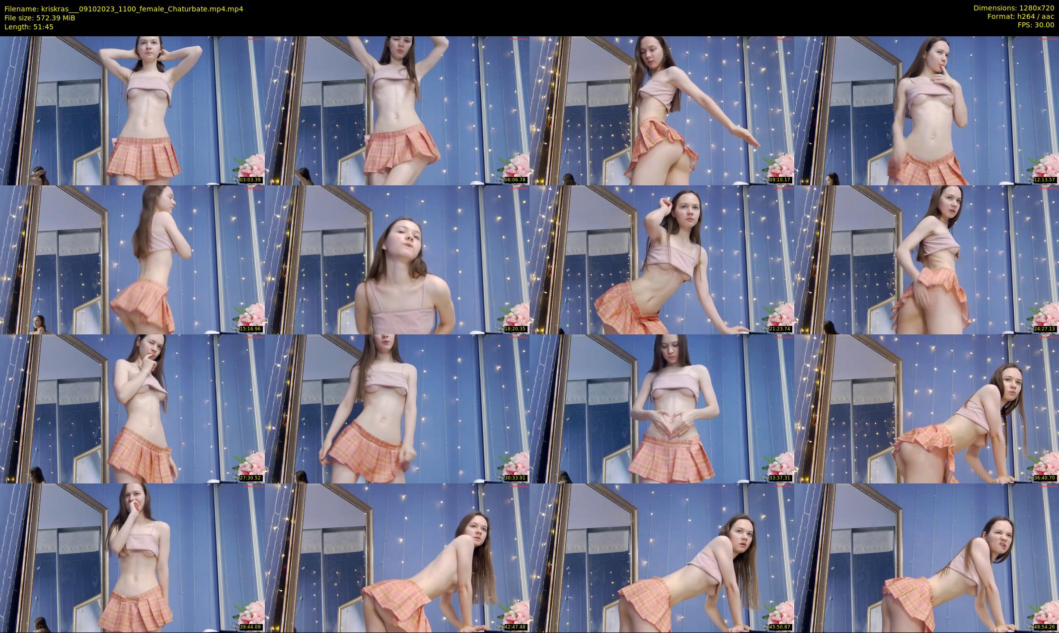 kriskras__ — 52 minute Chaturbate female cam show recording, 720p, Oct 9, 2023