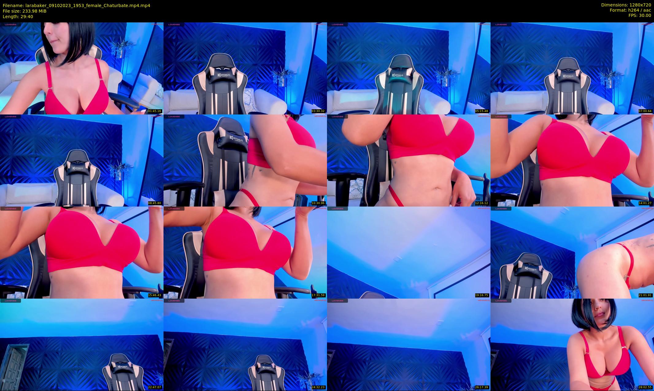 larabaker — 30 minute Chaturbate female cam show recording, 720p, Oct 9, 2023
