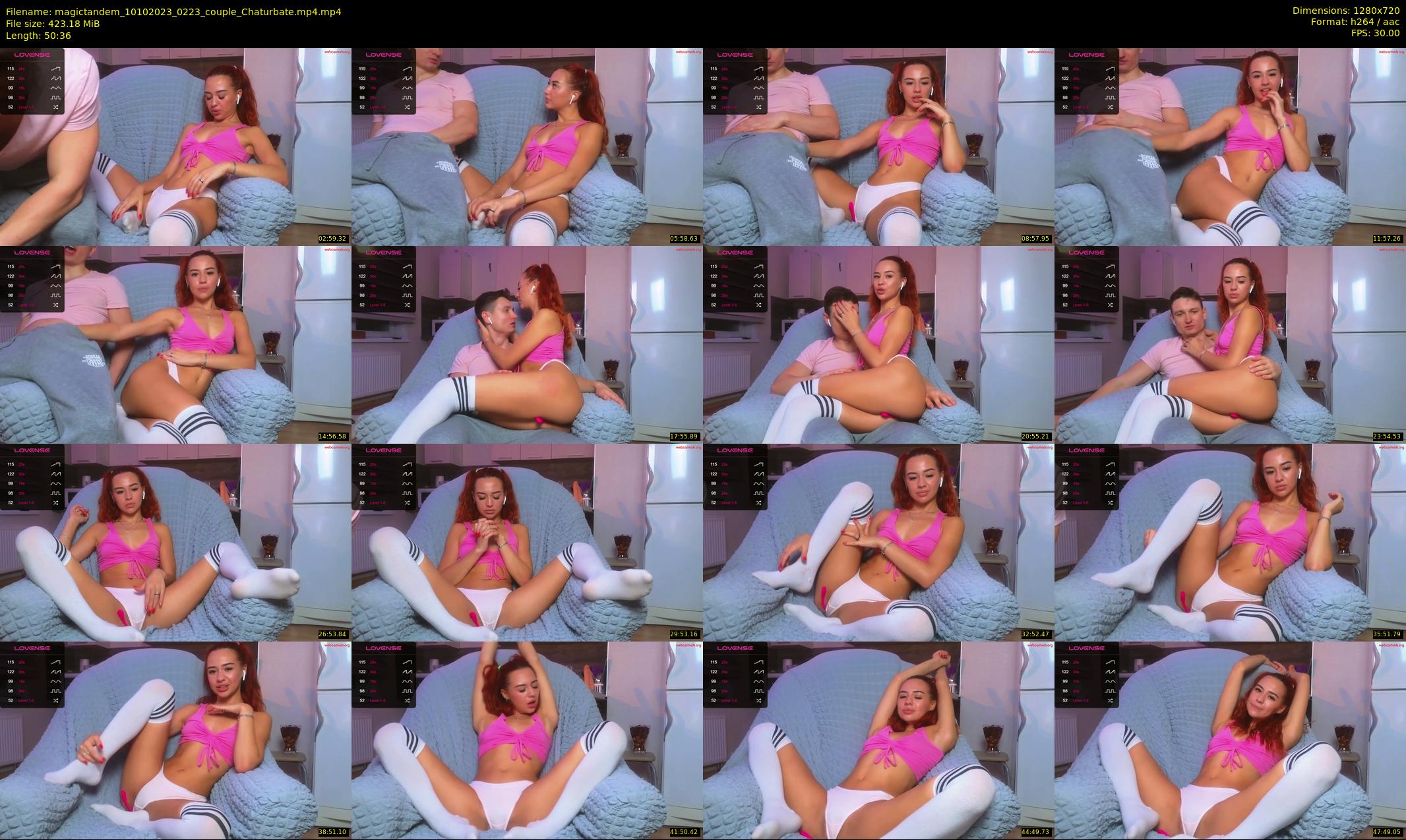 magictandem — 51 minute Chaturbate couple cam show recording, 720p, Oct 10, 2023