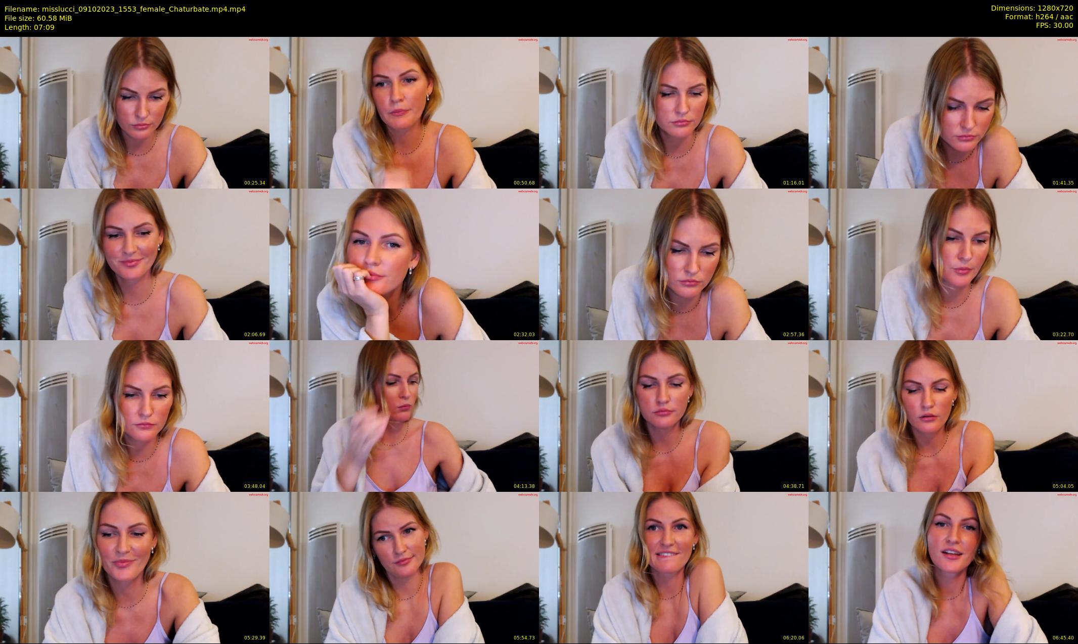 misslucci — 8 minute Chaturbate female cam show recording, 720p, Oct 9, 2023