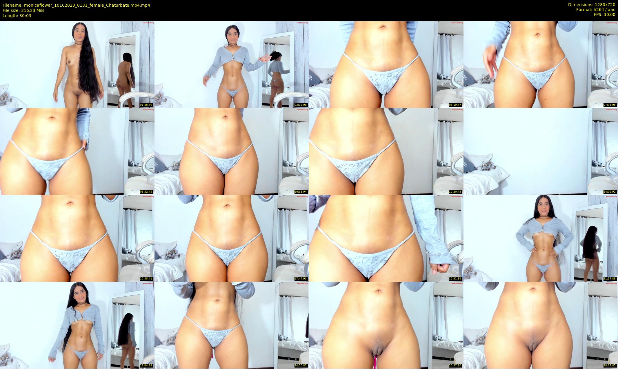 monicaflower — 31 minute Chaturbate female cam show recording, 720p, Oct 10, 2023