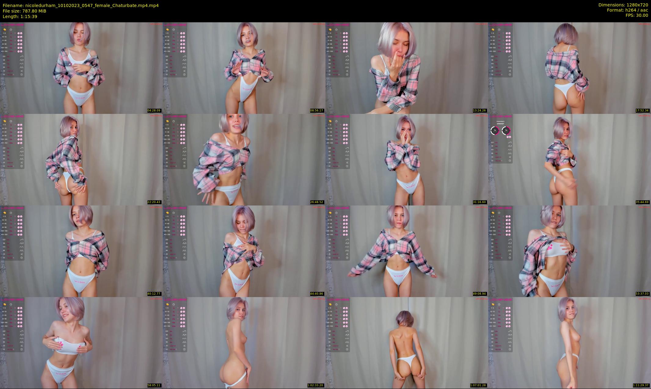 nicoledurham — 76 minute Chaturbate female cam show recording, 720p, Oct 10, 2023
