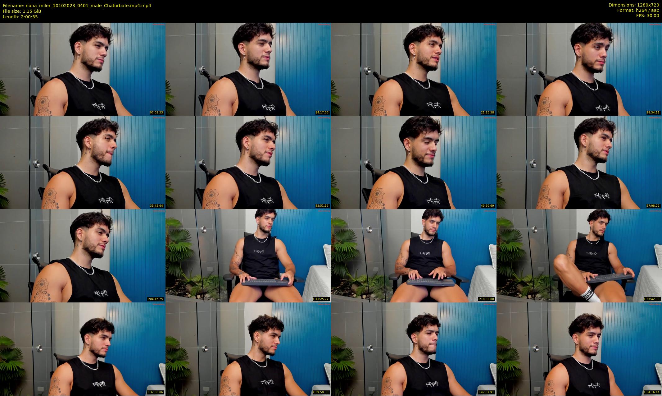 noha_miler — 121 minute Chaturbate male cam show recording, 720p, Oct 10, 2023