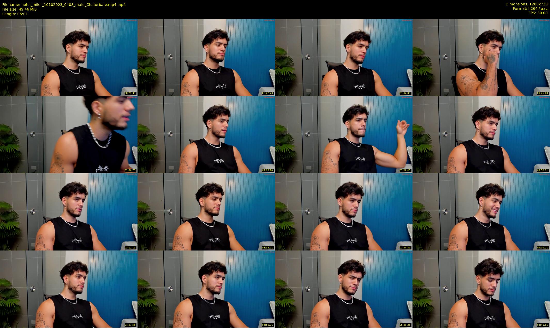 noha_miler — 7 minute Chaturbate male cam show recording, 720p, Oct 10, 2023