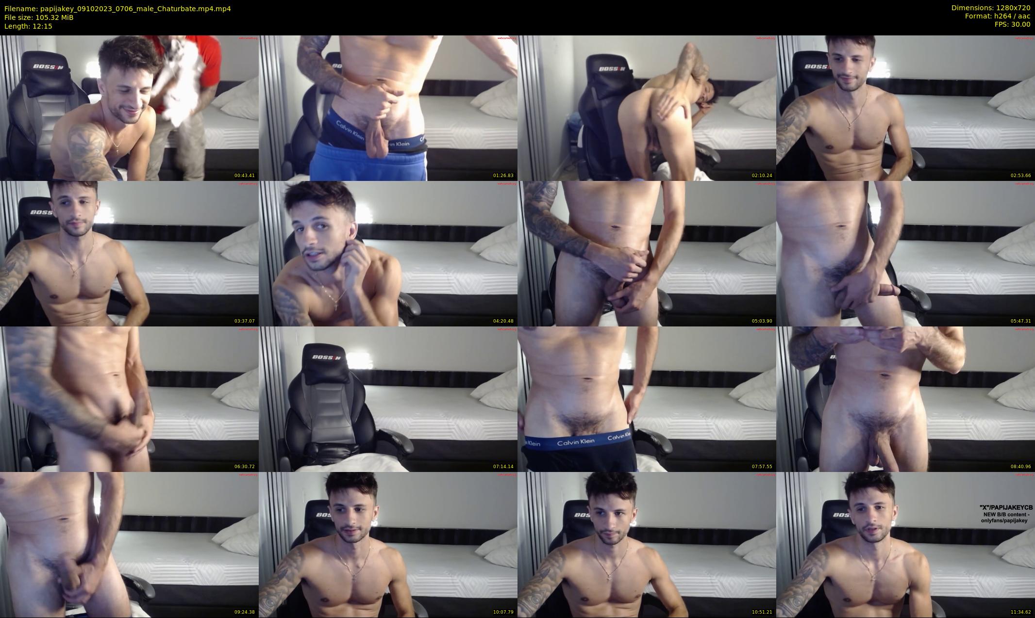 papijakey — 13 minute Chaturbate male cam show recording, 720p, Oct 9, 2023