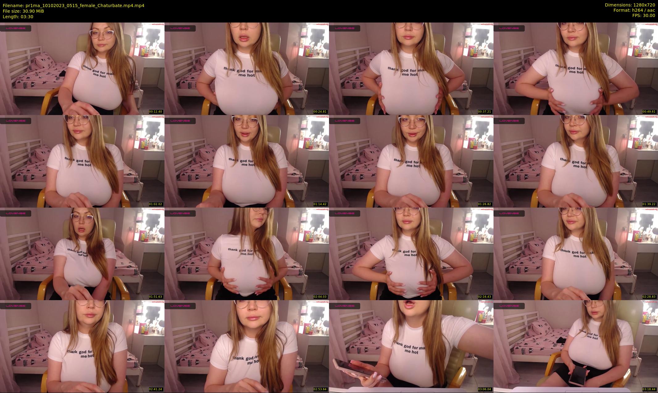 pr1ma — 4 minute Chaturbate female cam show recording, 720p, Oct 10, 2023