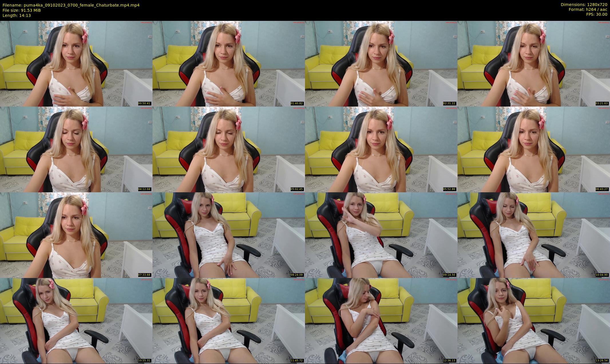 puma4ka — 15 minute Chaturbate female cam show recording, 720p, Oct 9, 2023