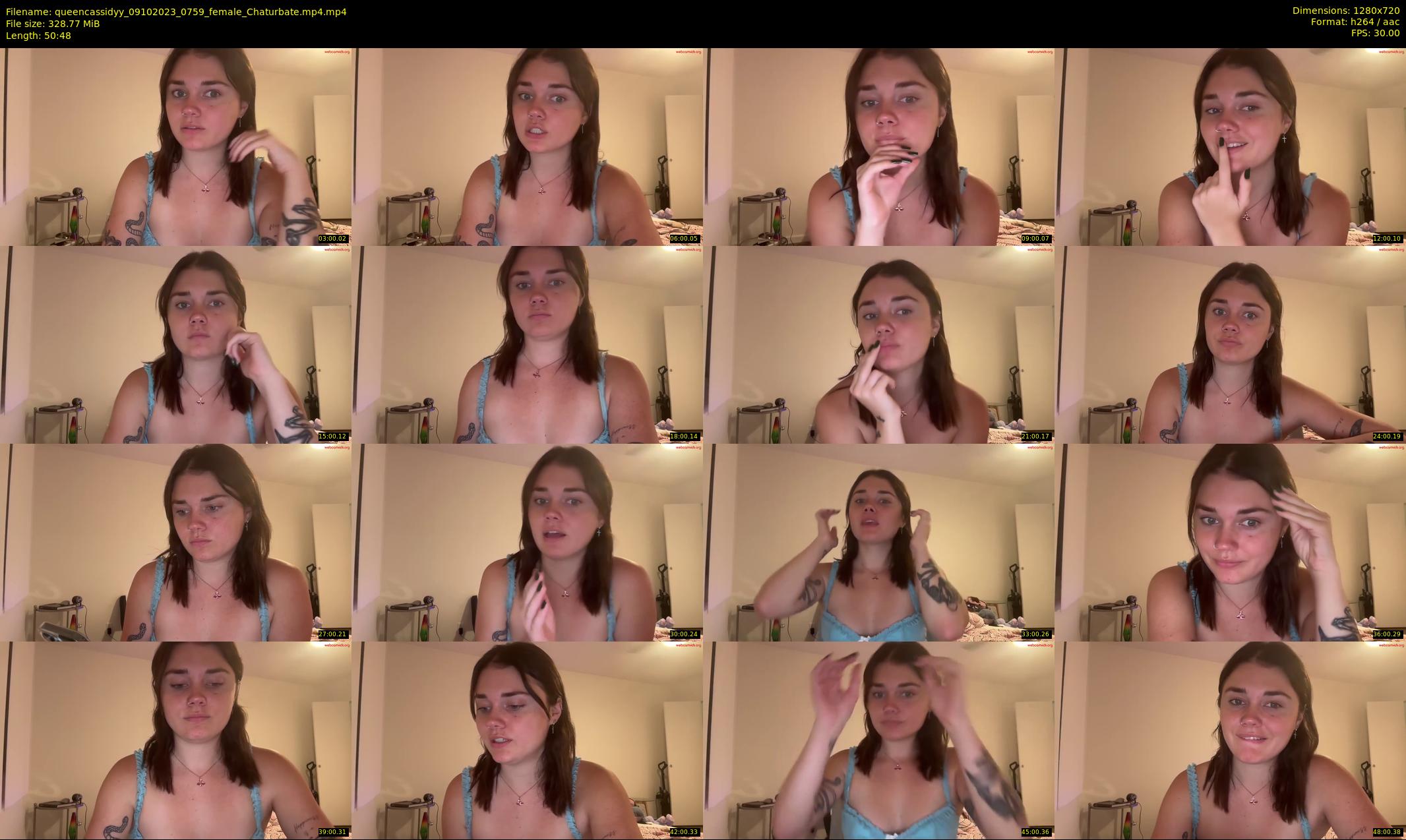 queencassidyy — 51 minute Chaturbate female cam show recording, 720p, Oct 9, 2023