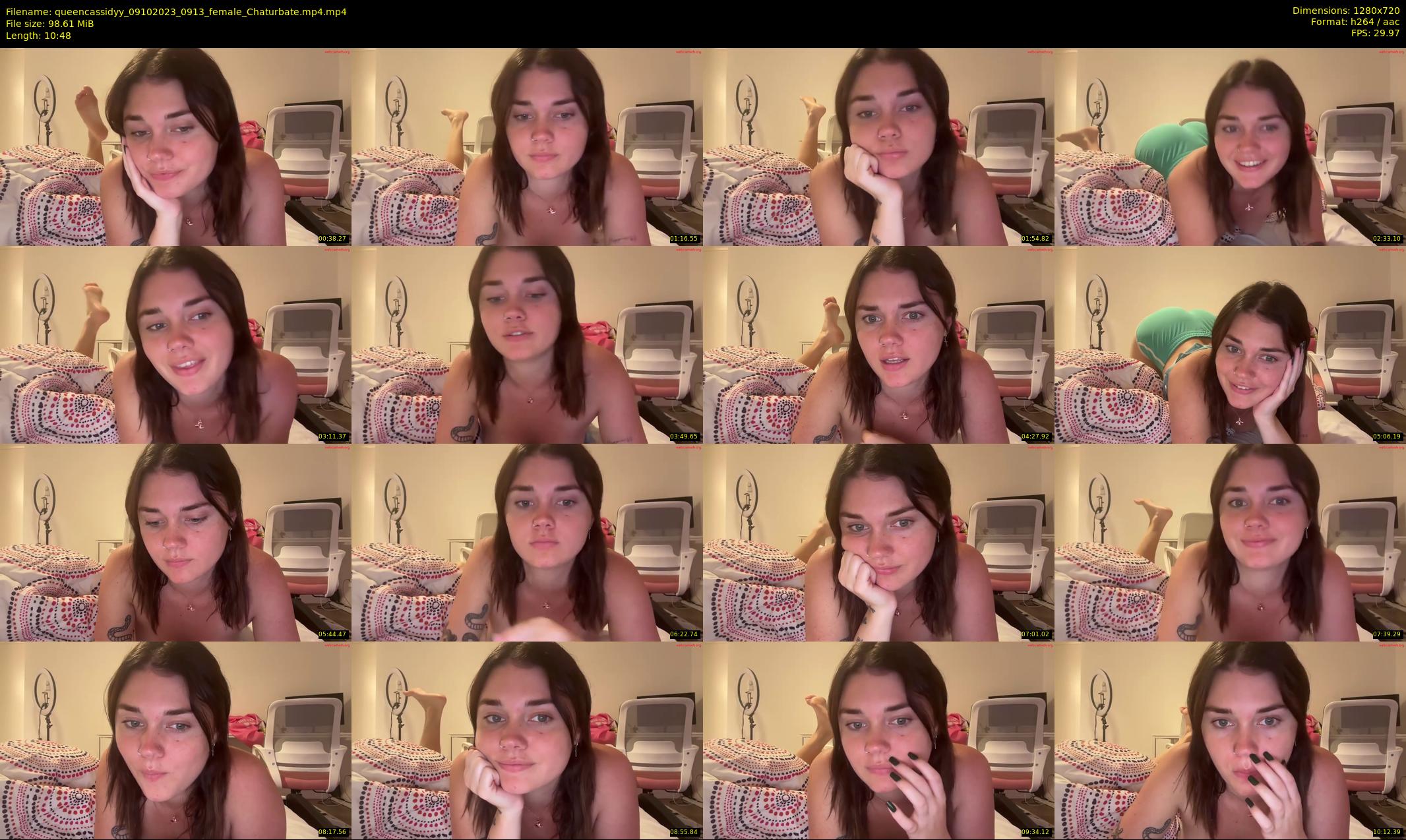 queencassidyy — 11 minute Chaturbate female cam show recording, 720p, Oct 9, 2023