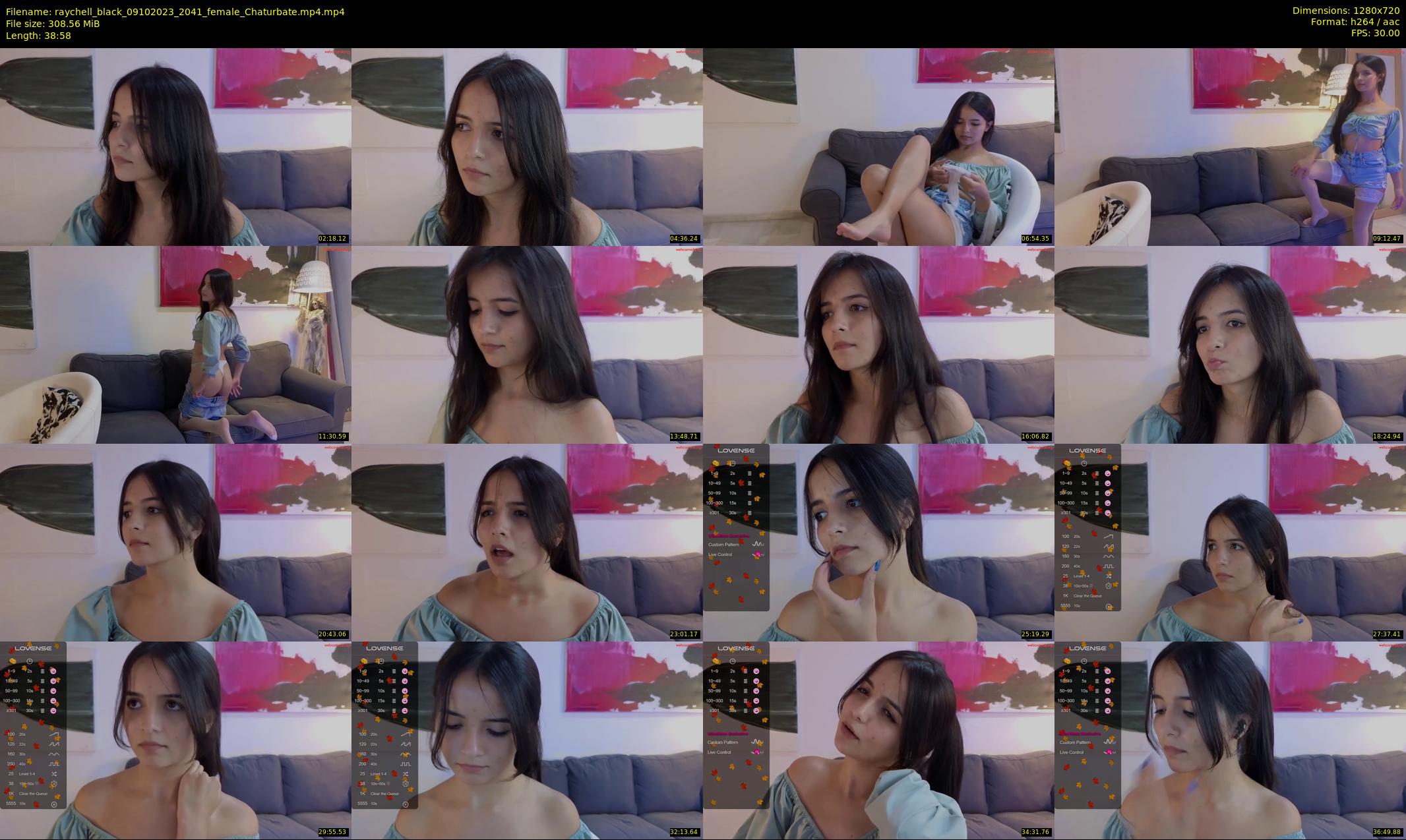raychell_black — 39 minute Chaturbate female cam show recording, 720p, Oct 9, 2023
