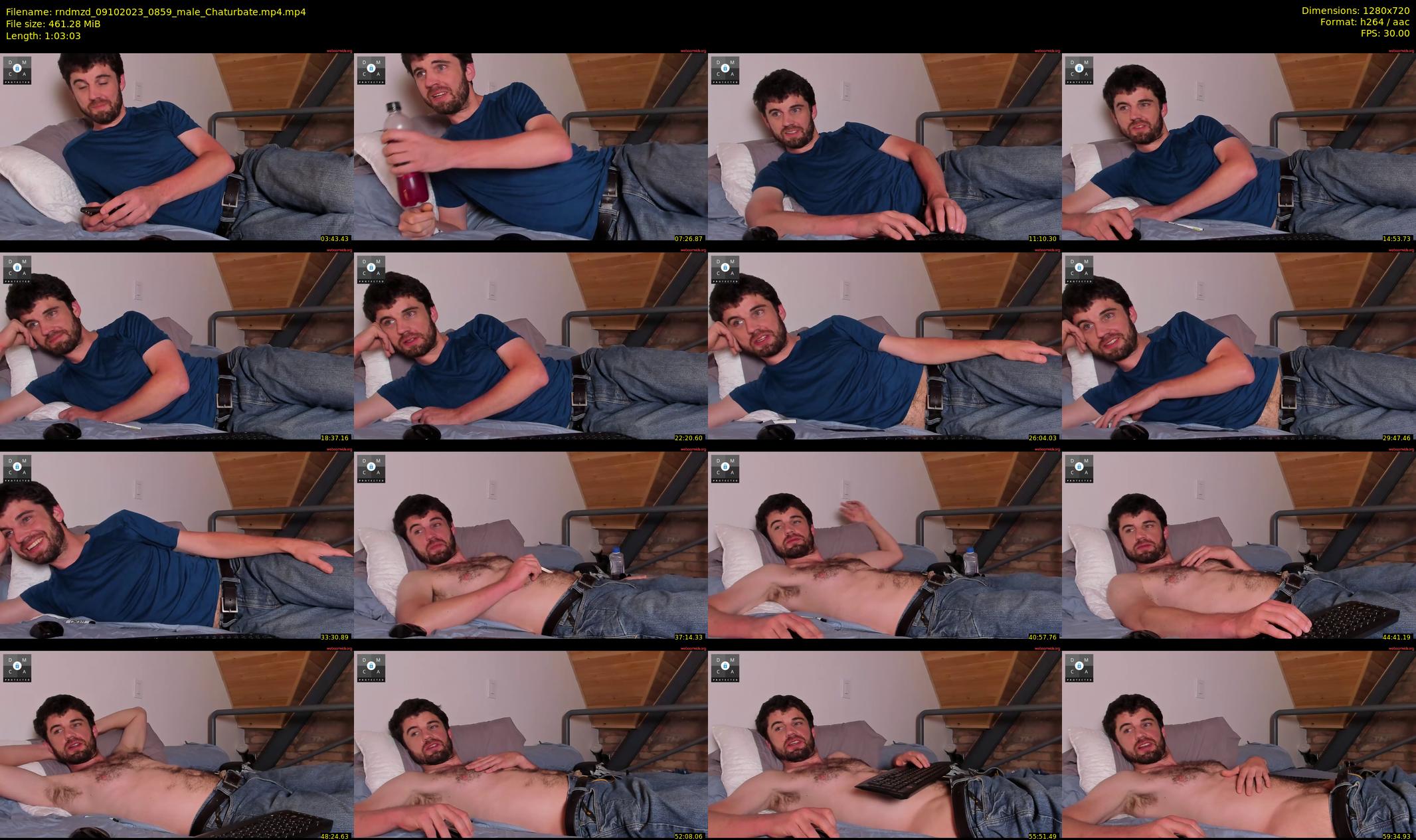 rndmzd — 64 minute Chaturbate male cam show recording, 720p, Oct 9, 2023