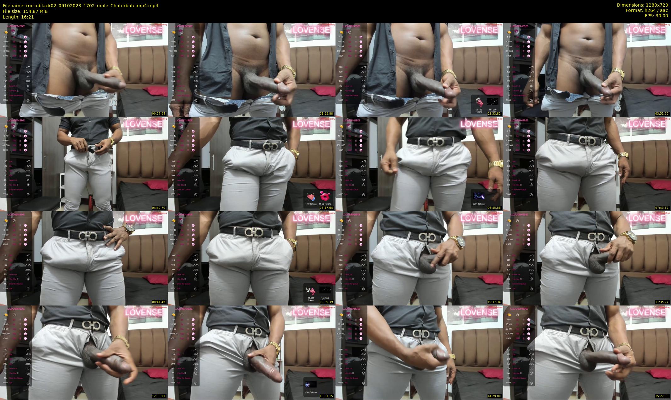 roccoblack02 — 17 minute Chaturbate male cam show recording, 720p, Oct 9, 2023