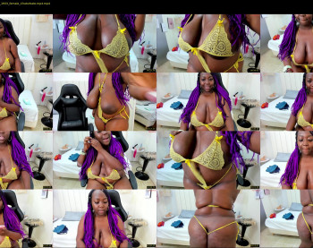 selene_ebony — 55 minute Chaturbate female cam show recording, 720p, Oct 9, 2023