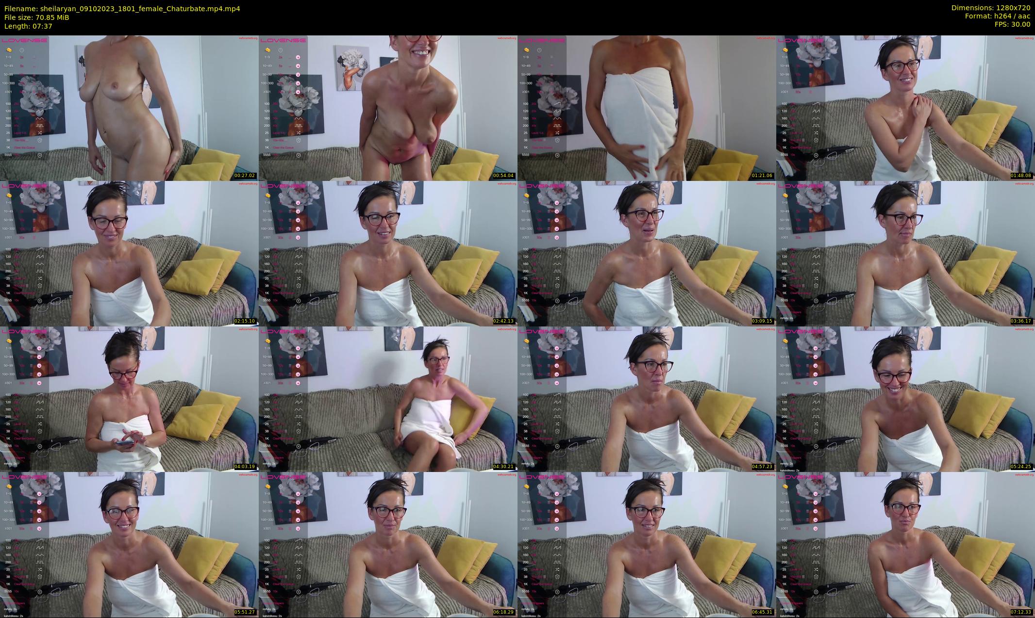 sheilaryan — 8 minute Chaturbate female cam show recording, 720p, Oct 9, 2023