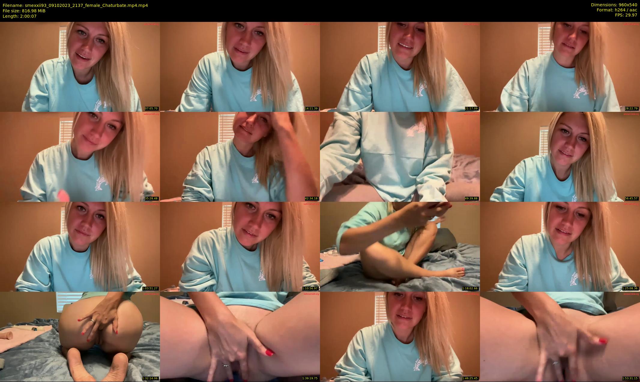 smexxii93 — 121 minute Chaturbate female cam show recording, 480p, Oct 9, 2023