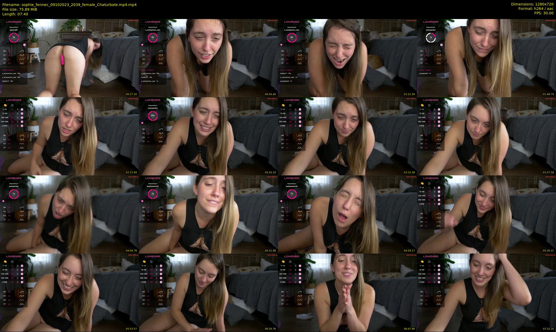 sophie_fennec — 8 minute Chaturbate female cam show recording, 720p, Oct 9, 2023