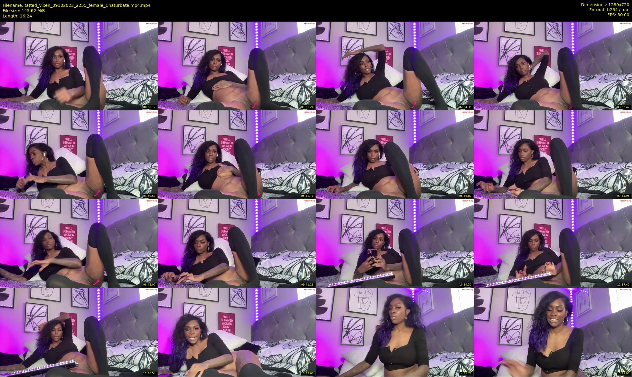 tatted_vixen — 17 minute Chaturbate female cam show recording, 720p, Oct 9, 2023