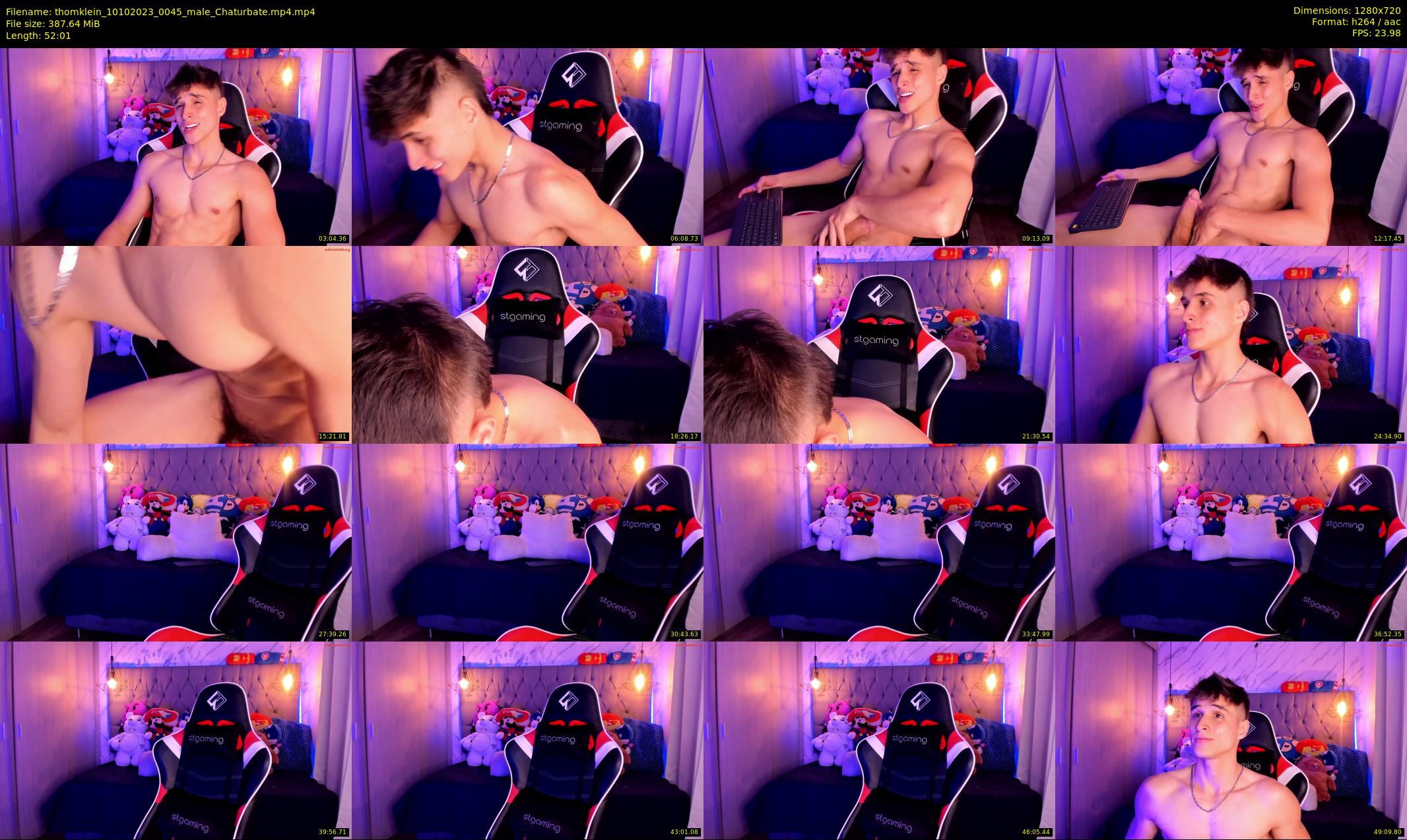 thomklein — 53 minute Chaturbate male cam show recording, 720p, Oct 10, 2023