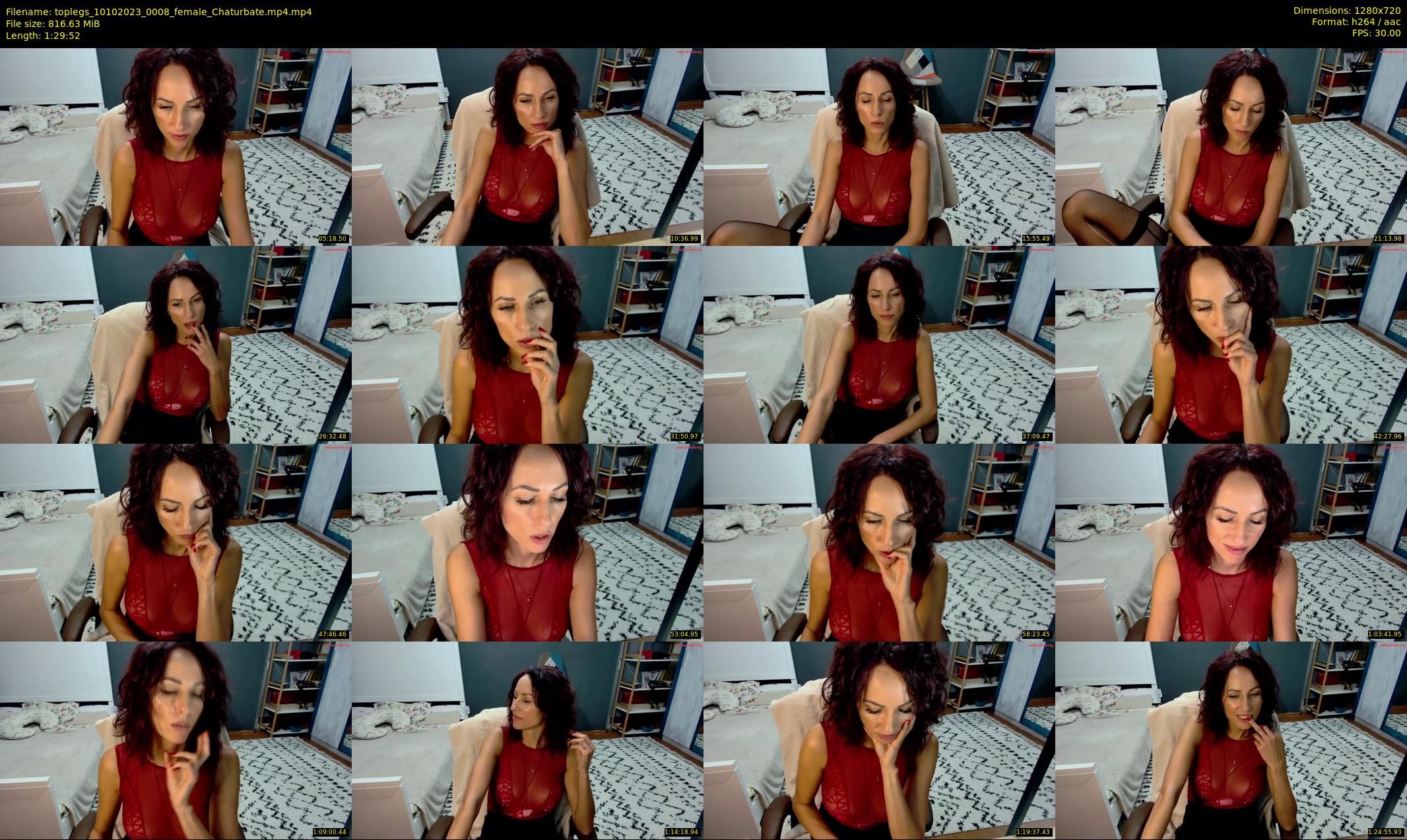 toplegs — 90 minute Chaturbate female cam show recording, 720p, Oct 10, 2023