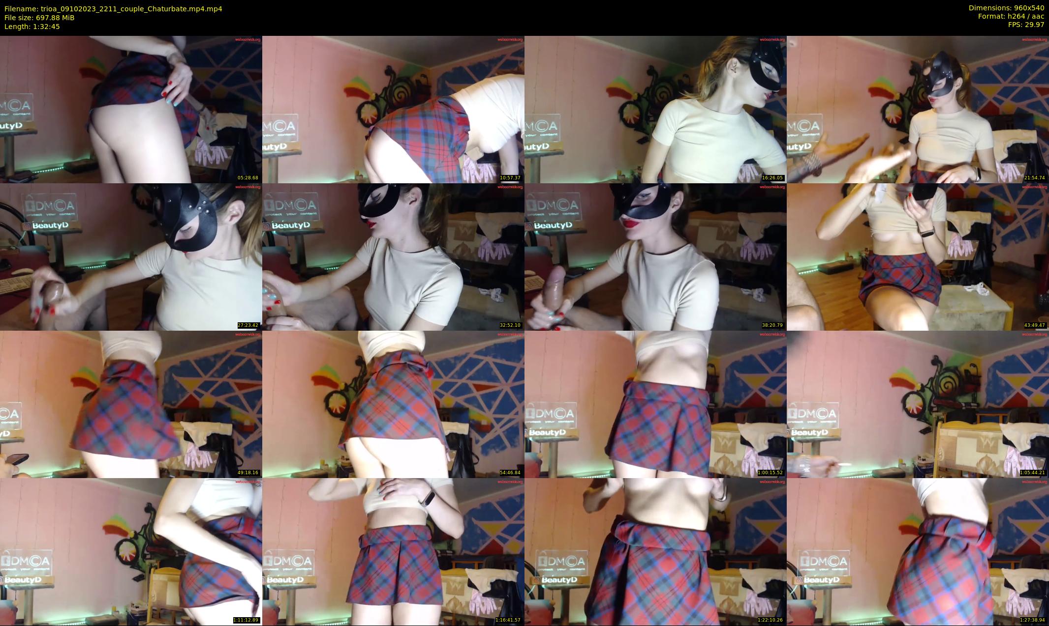 trioa — 93 minute Chaturbate couple cam show recording, 480p, Oct 9, 2023