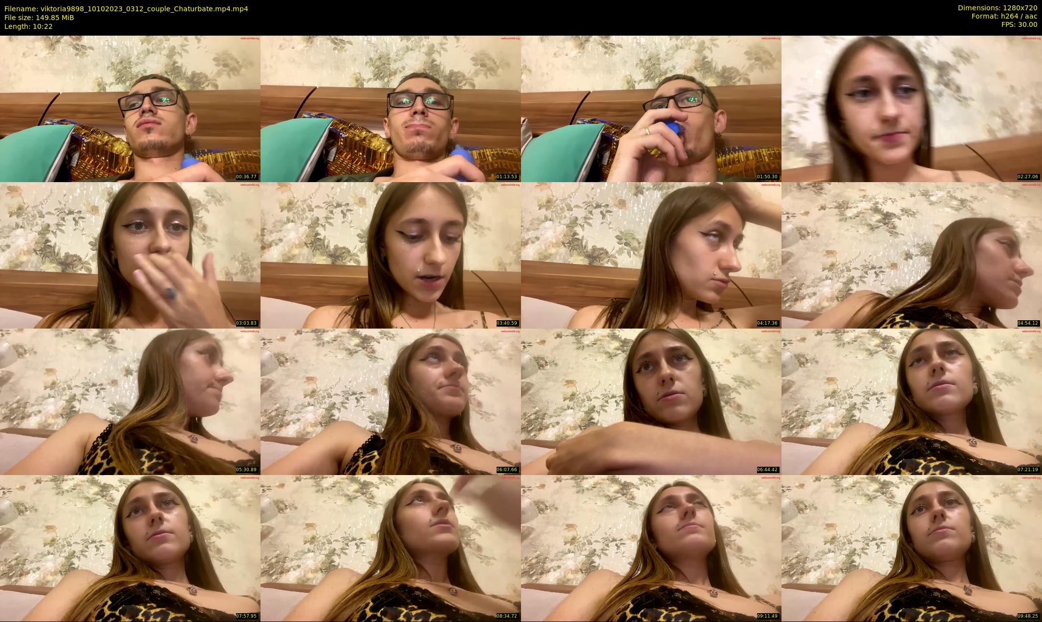 viktoria9898 — 11 minute Chaturbate couple cam show recording, 720p, Oct 10, 2023
