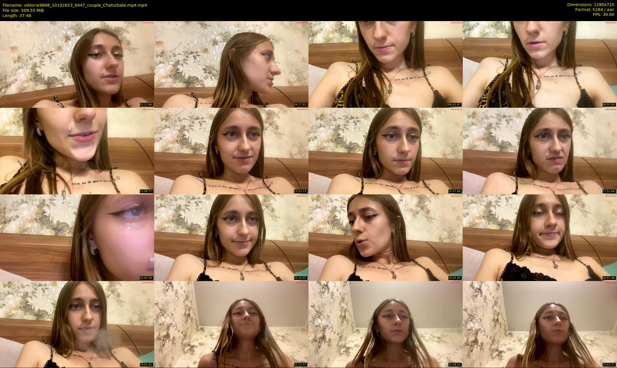 viktoria9898 — 38 minute Chaturbate couple cam show recording, 720p, Oct 10, 2023