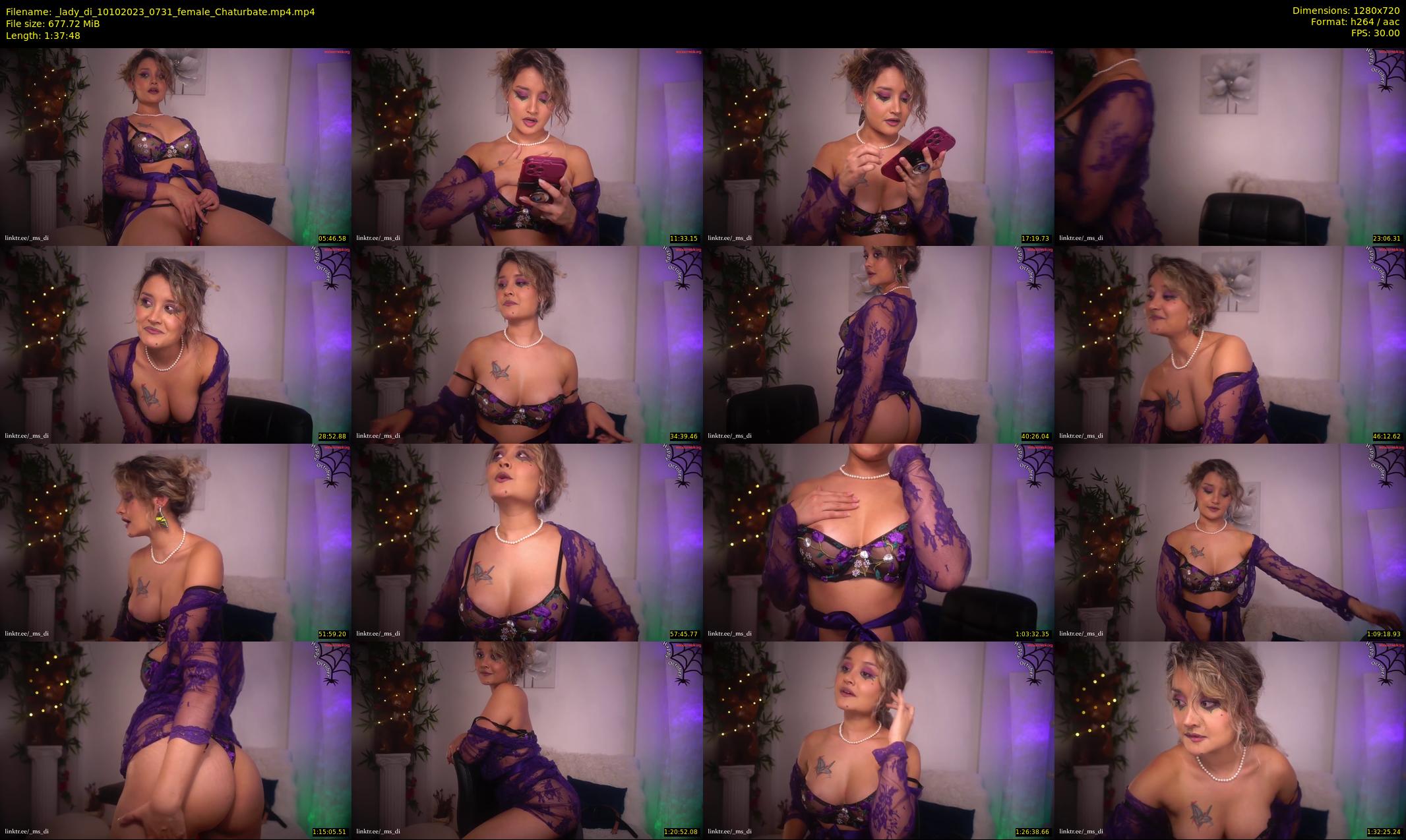 _lady_di — 98 minute Chaturbate female cam show recording, 720p, Oct 10, 2023