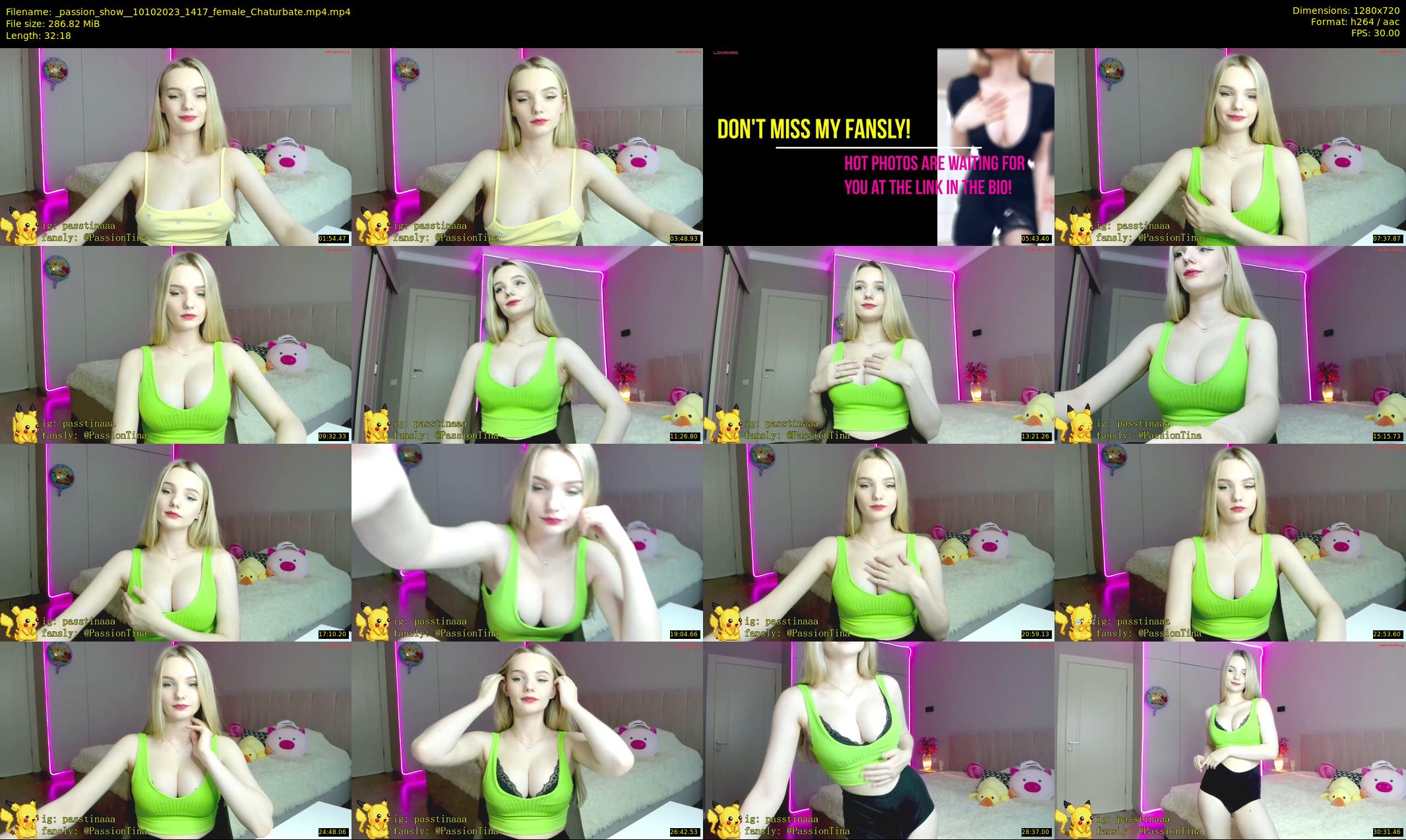_passion_show_ — 33 minute Chaturbate couple cam show recording, 720p, Oct 10, 2023