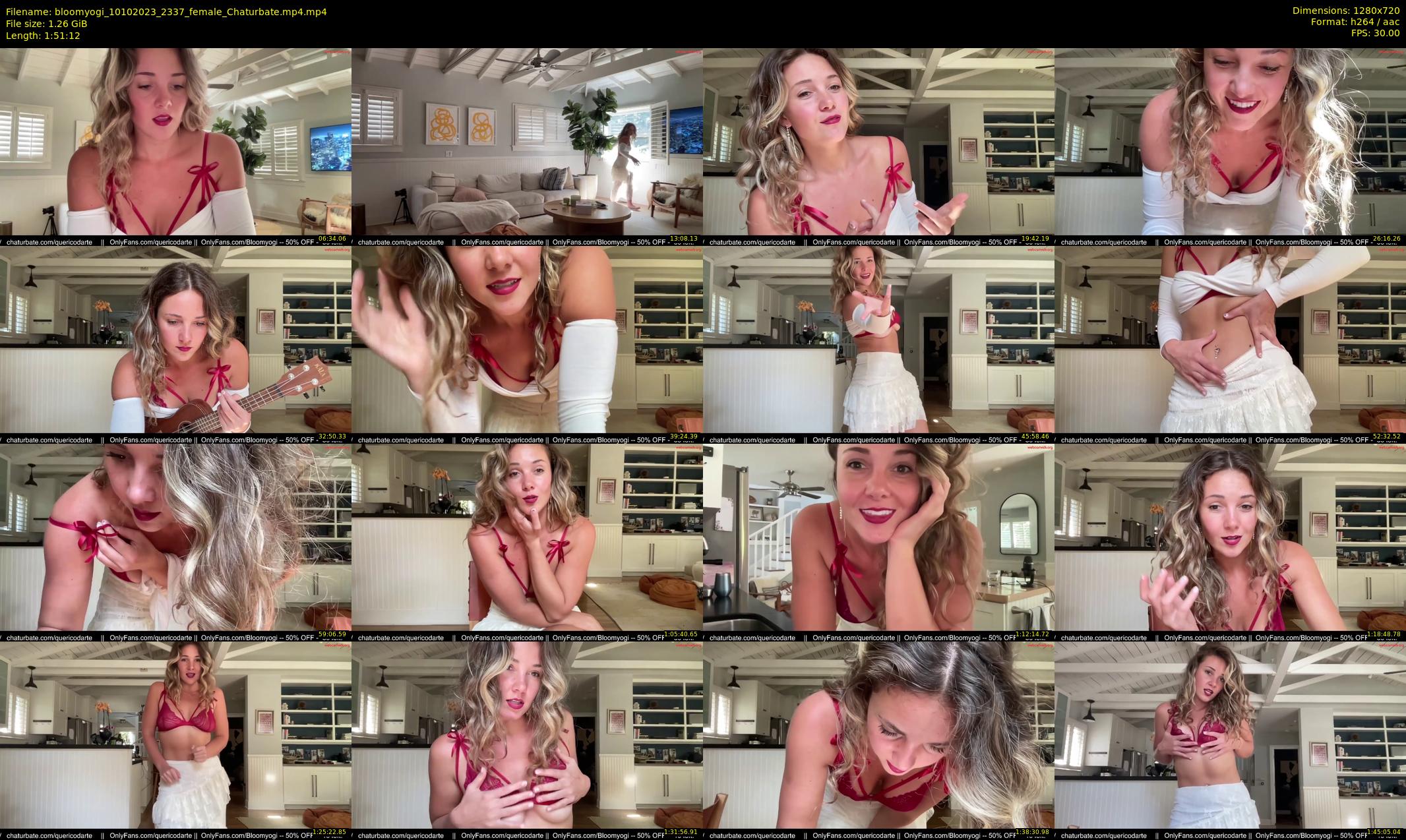 bloomyogi — 112 minute Chaturbate female cam show recording, 720p, Oct 10, 2023