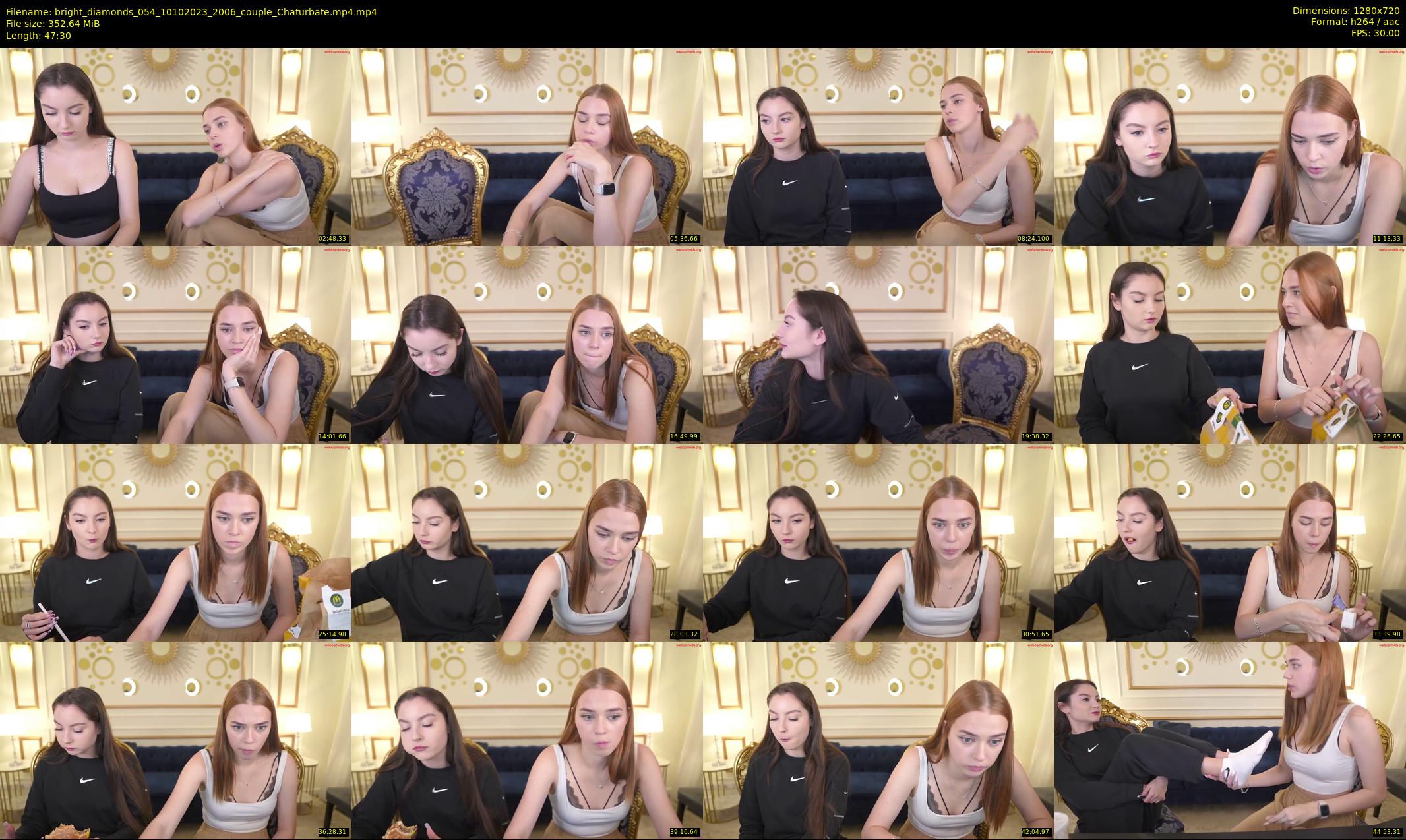 bright_diamonds_054 — 48 minute Chaturbate couple cam show recording, 720p, Oct 10, 2023