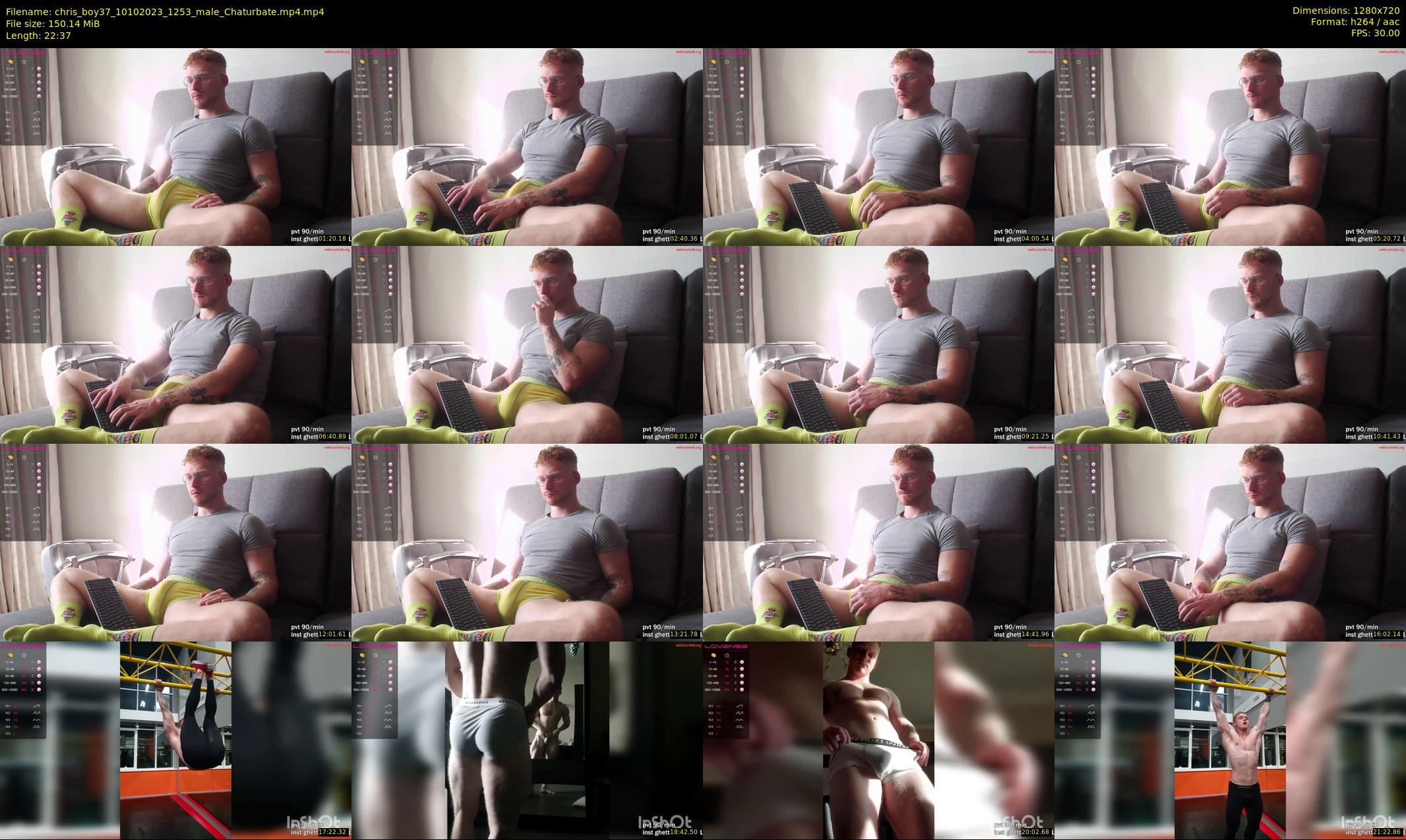 chris_boy37 — 23 minute Chaturbate male cam show recording, 720p, Oct 10, 2023