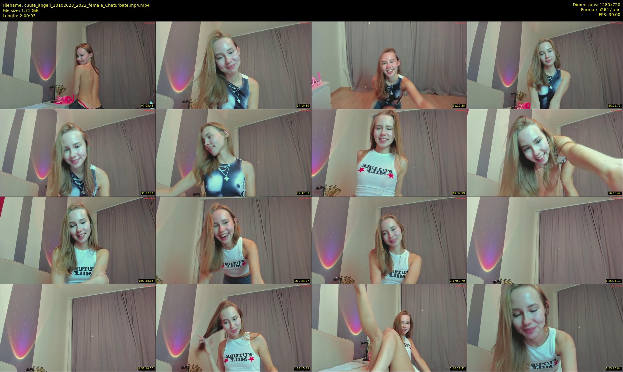 cuute_angell — 121 minute Chaturbate female cam show recording, 720p, Oct 10, 2023