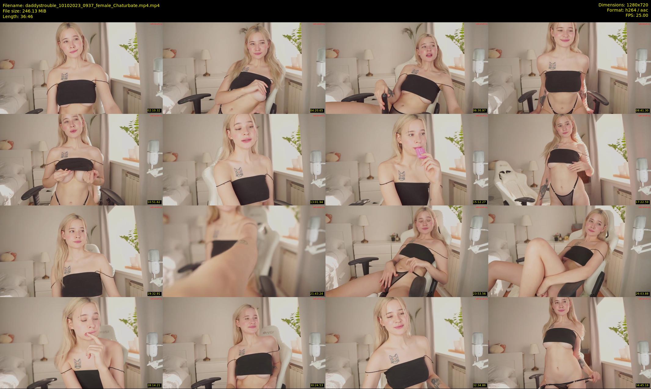 daddystrouble — 37 minute Chaturbate female cam show recording, 720p, Oct 10, 2023