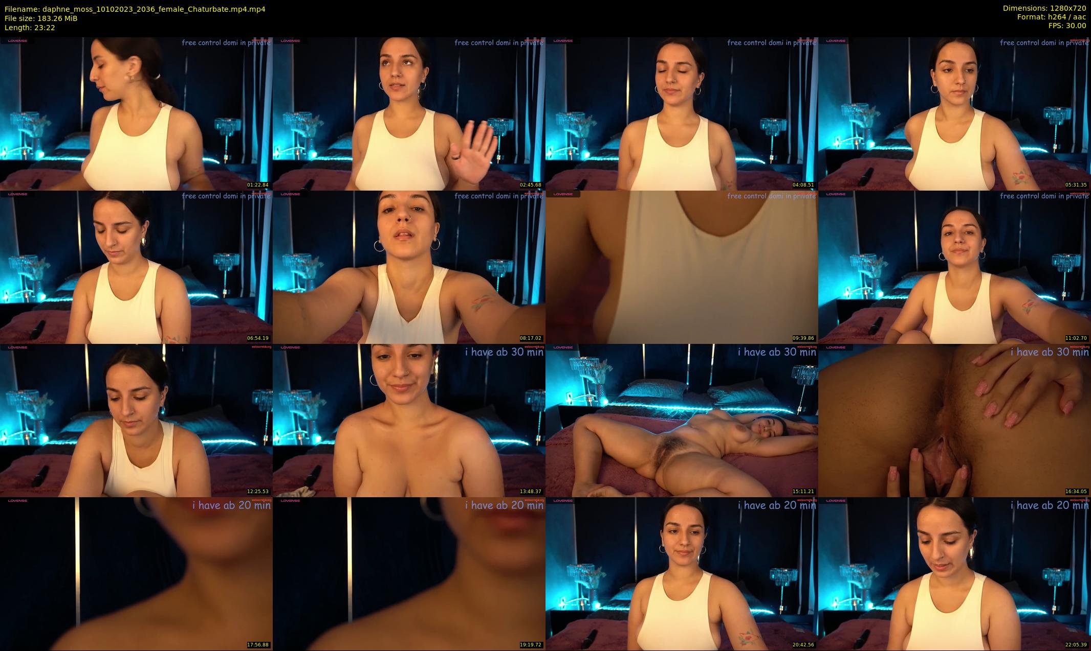 daphne_moss — 24 minute Chaturbate female cam show recording, 720p, Oct 10, 2023