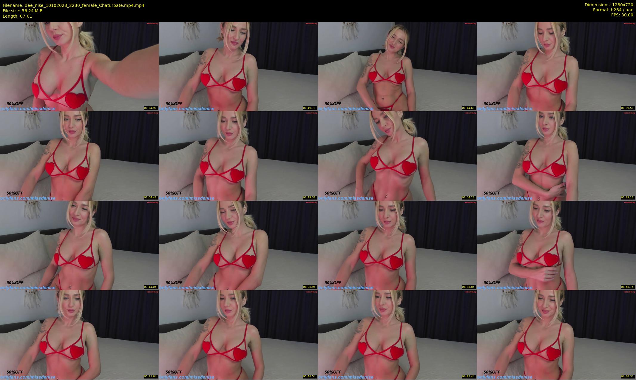 dee_nise — 8 minute Chaturbate female cam show recording, 720p, Oct 10, 2023